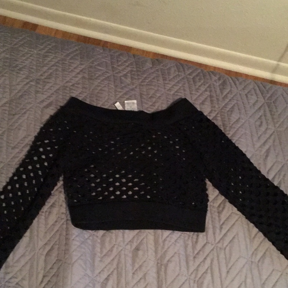 Mesh crop top